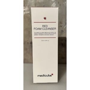 Medicube Red Foam Cleanser Unisex 120ml White New Acne Care Deep Purifying